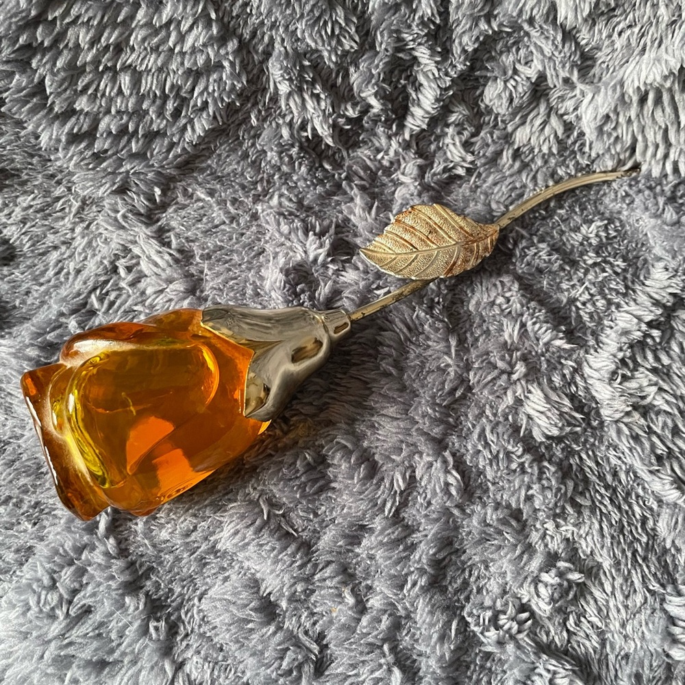 Vintage Avon Courting Rose Bottle